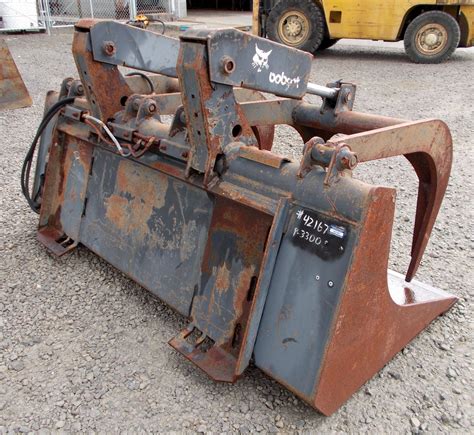 skid steer loader grapple buckets for sale minnesota|skid steer scrap grapple bucket.